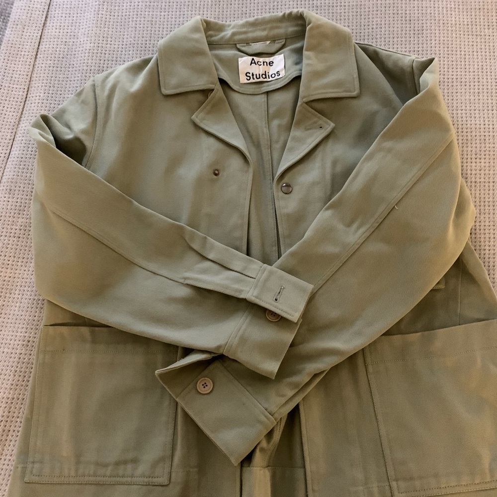 Acne Studios Olive Oversized Jacket